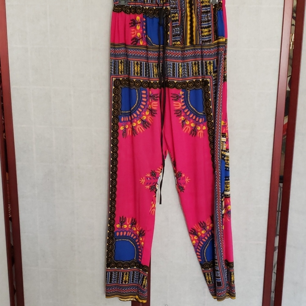 Traditional Print Pants